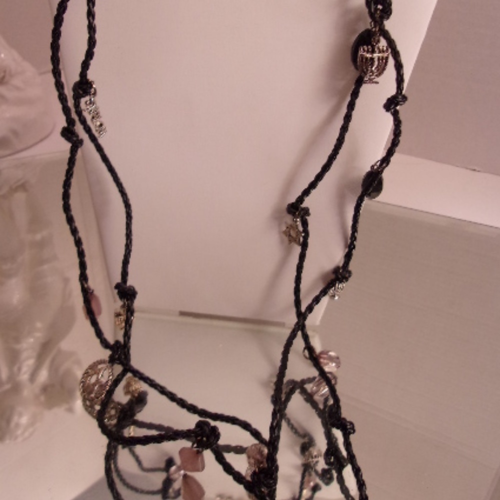 Jewish charm necklace.